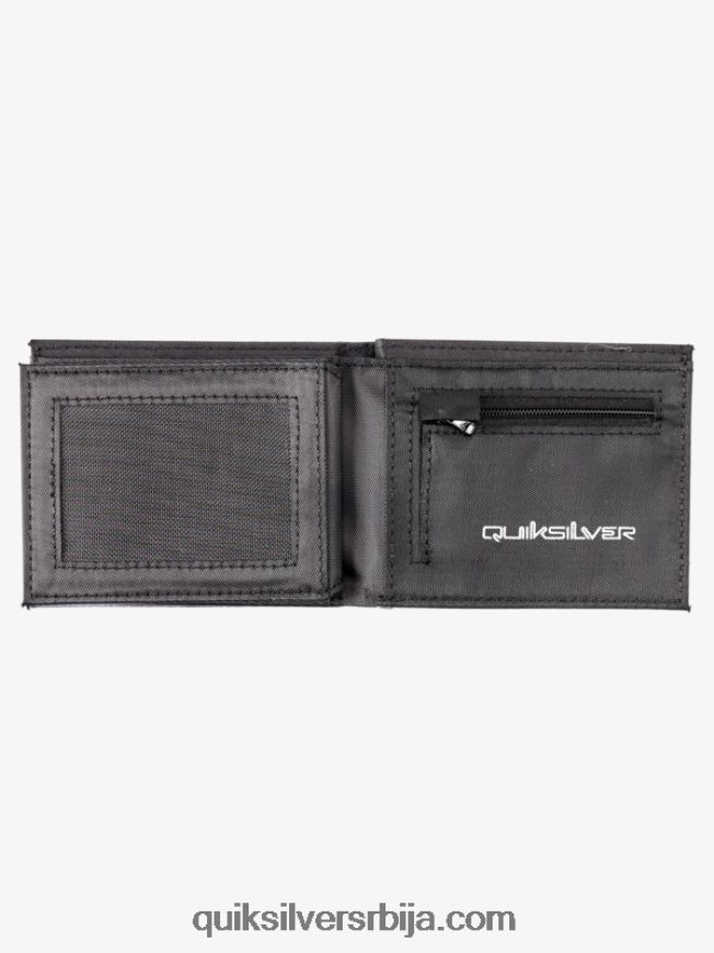 мушкарци Quiksilver свежина троструки новчаник црно бели Z824VN728