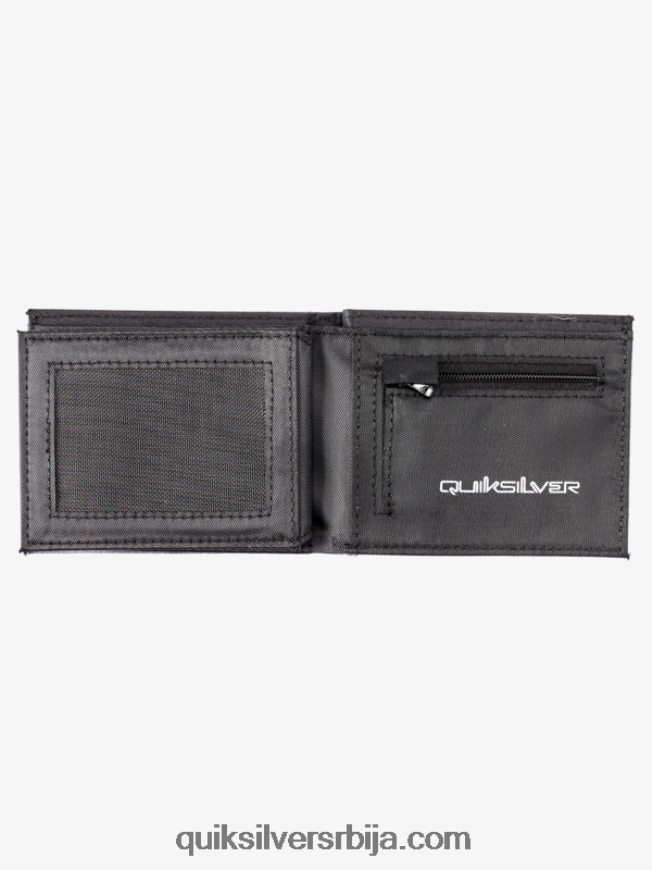 мушкарци Quiksilver свежина троструки новчаник црно бели Z824VN728
