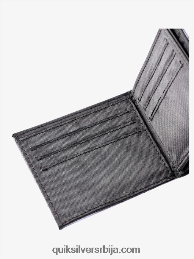 мушкарци Quiksilver свежина троструки новчаник црно бели Z824VN728