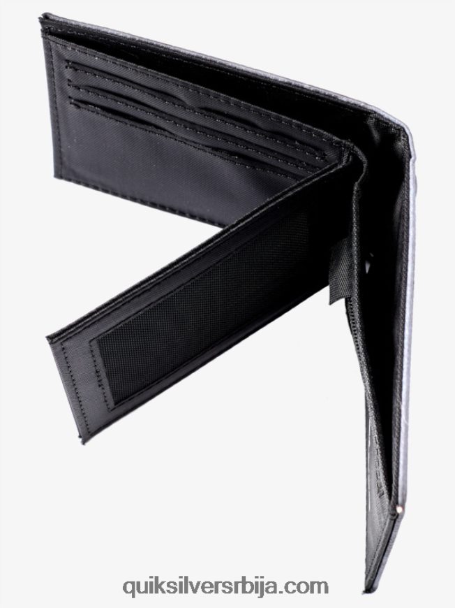 мушкарци Quiksilver свежина троструки новчаник црно бели Z824VN728