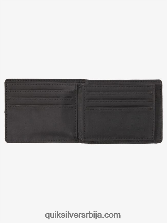 мушкарци Quiksilver ушивени троструки новчаник црна црна Z824VN906