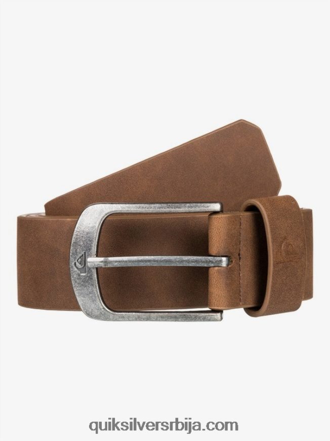 мушкарци Quiksilver главни улични каиш од вештачке коже чоколада Z824VN1096