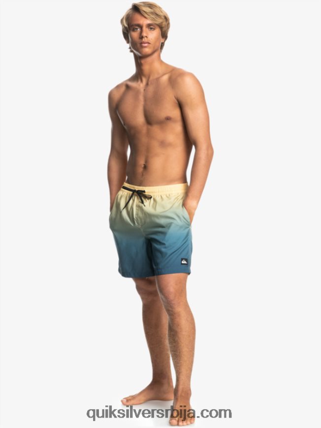 мушкарци Quiksilver свакодневни поп фаде 14 волеја поп фаде - сахара сунце Z824VN1242