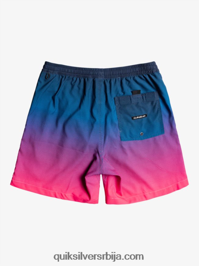 мушкарци Quiksilver свакодневни поп фаде 14 волеја поп фаде - морнарски блејзер Z824VN1243