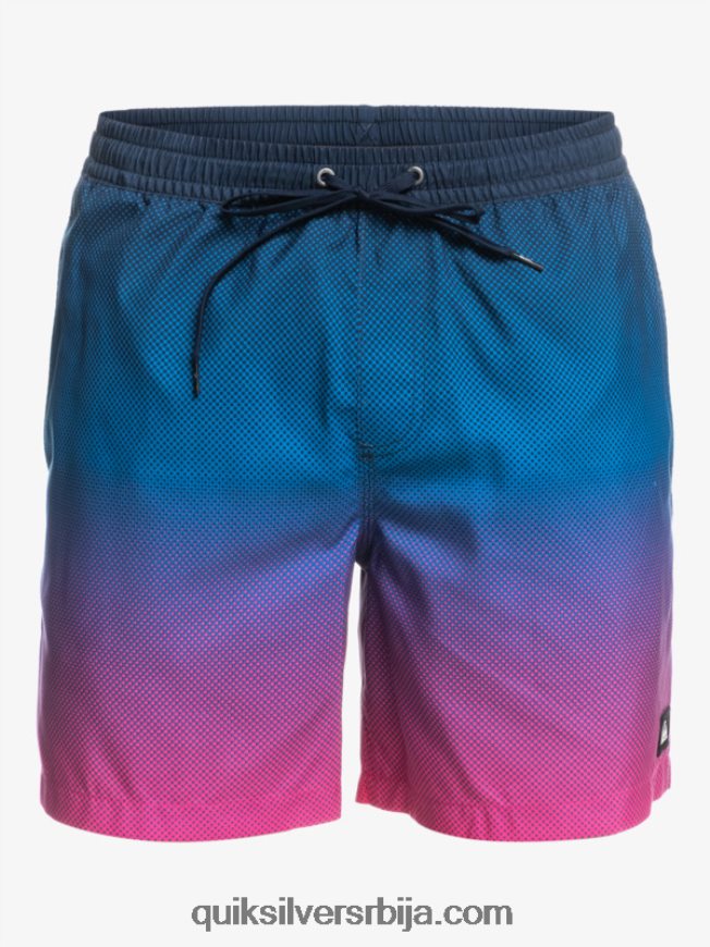 мушкарци Quiksilver свакодневни поп фаде 14 волеја поп фаде - морнарски блејзер Z824VN1243