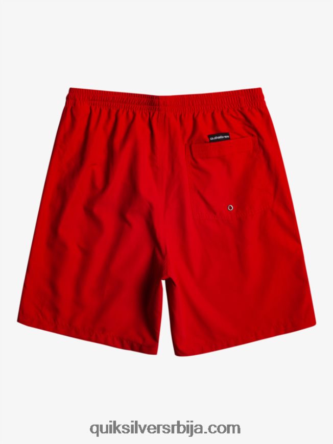 мушкарци Quiksilver свакодневно 15 волеја високог ризика црвена Z824VN463