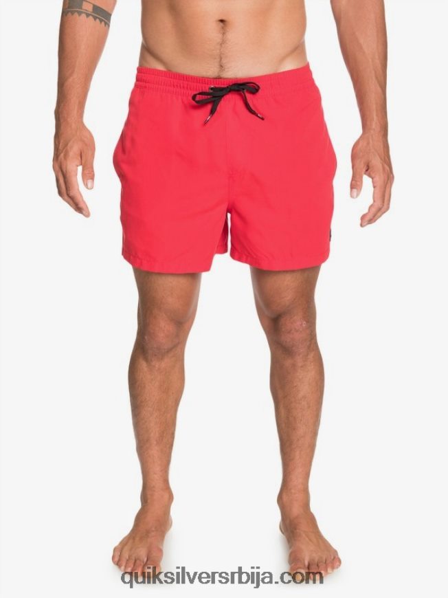 мушкарци Quiksilver свакодневно 15 волеја високог ризика црвена Z824VN463