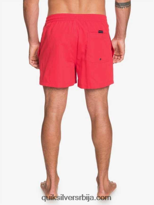 мушкарци Quiksilver свакодневно 15 волеја високог ризика црвена Z824VN463