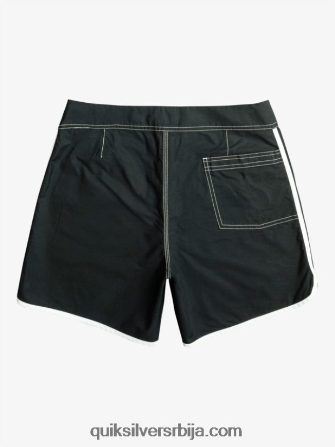 мушкарци Quiksilver оригиналне шортс 16 са сцаллоп снап црн Z824VN168