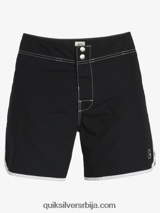 мушкарци Quiksilver оригиналне шортс 16 са сцаллоп снап црн Z824VN168