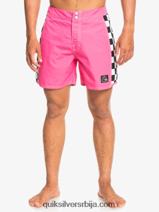 мушкарци Quiksilver оригинал арцх 16 боардсхортс шокантно розе Z824VN1781