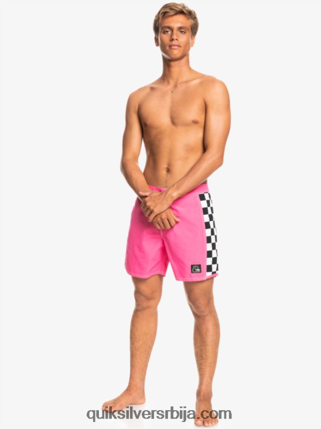 мушкарци Quiksilver оригинал арцх 16 боардсхортс шокантно розе Z824VN1781