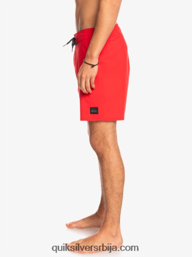 мушкарци Quiksilver сурфсилк каимана 16 боардсхортс високог ризика црвена Z824VN337