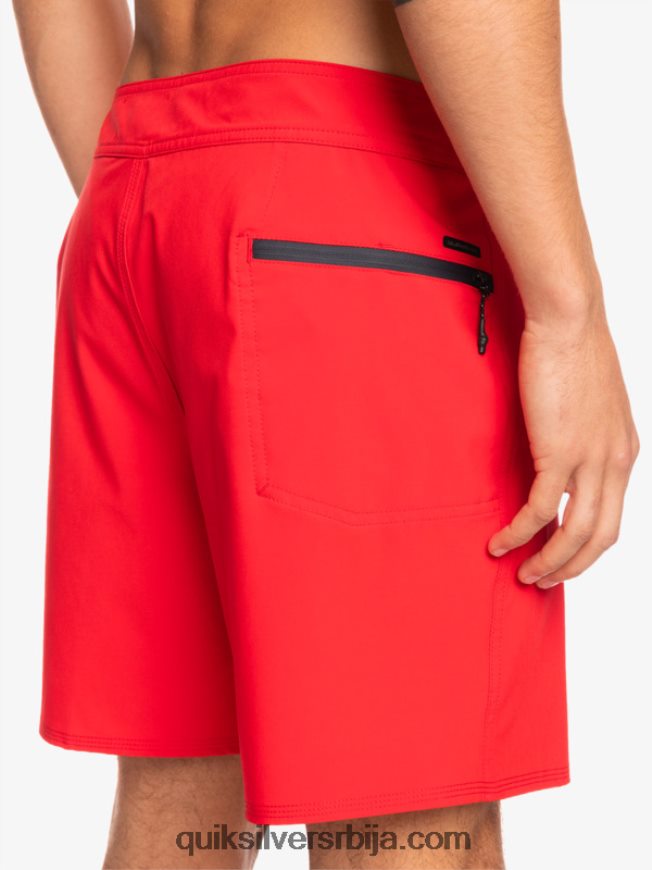 мушкарци Quiksilver сурфсилк каимана 16 боардсхортс високог ризика црвена Z824VN337