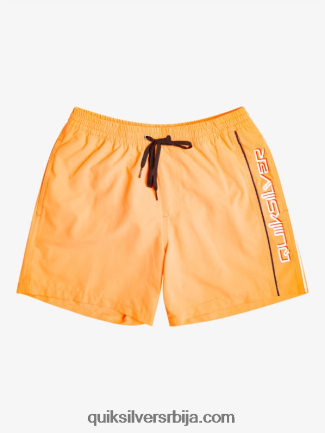 мушкарци Quiksilver свакодневни верт 16 волеја наранџасти поп Z824VN697