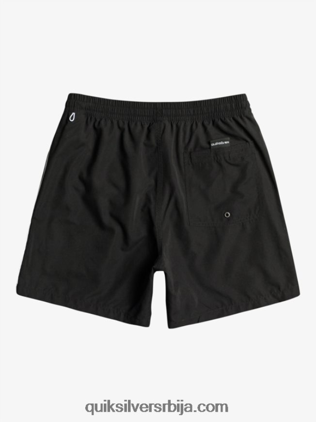 мушкарци Quiksilver свакодневни верт 16 волеја црн Z824VN698