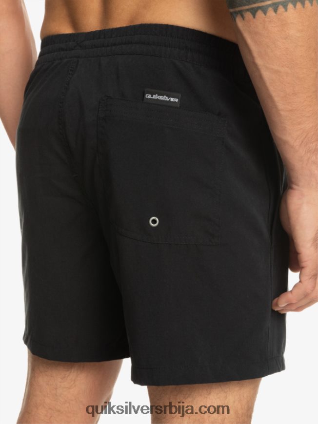 мушкарци Quiksilver свакодневни верт 16 волеја црн Z824VN698