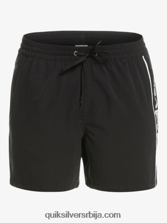 мушкарци Quiksilver свакодневни верт 16 волеја црн Z824VN698