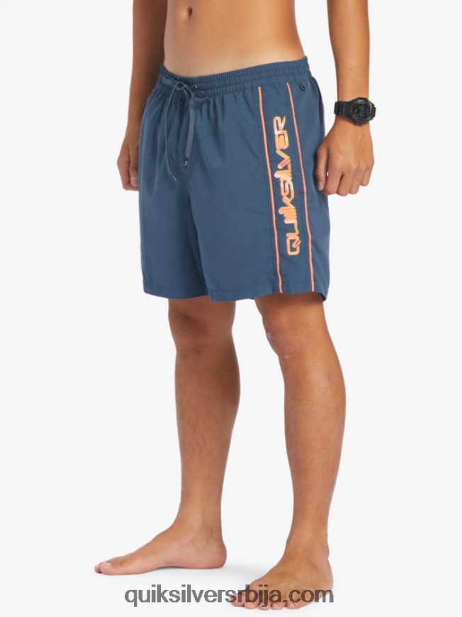 мушкарци Quiksilver свакодневни верт 16 волеја поноћна морнарица Z824VN699