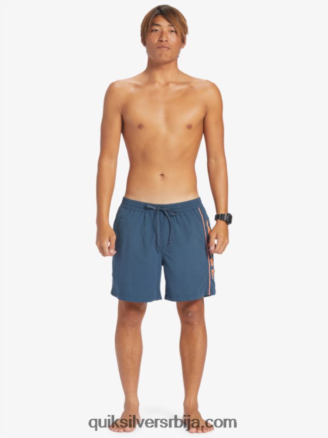 мушкарци Quiksilver свакодневни верт 16 волеја поноћна морнарица Z824VN699