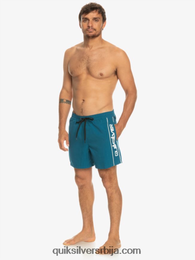 мушкарци Quiksilver свакодневни верт 16 волеја мароканско плаво Z824VN701