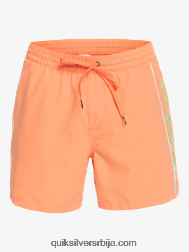 мушкарци Quiksilver свакодневни верт 16 волеја свеж лосос Z824VN703
