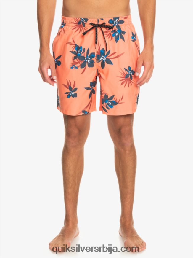 мушкарци Quiksilver свакодневни микс 17 волеја свеж лосос Z824VN1209