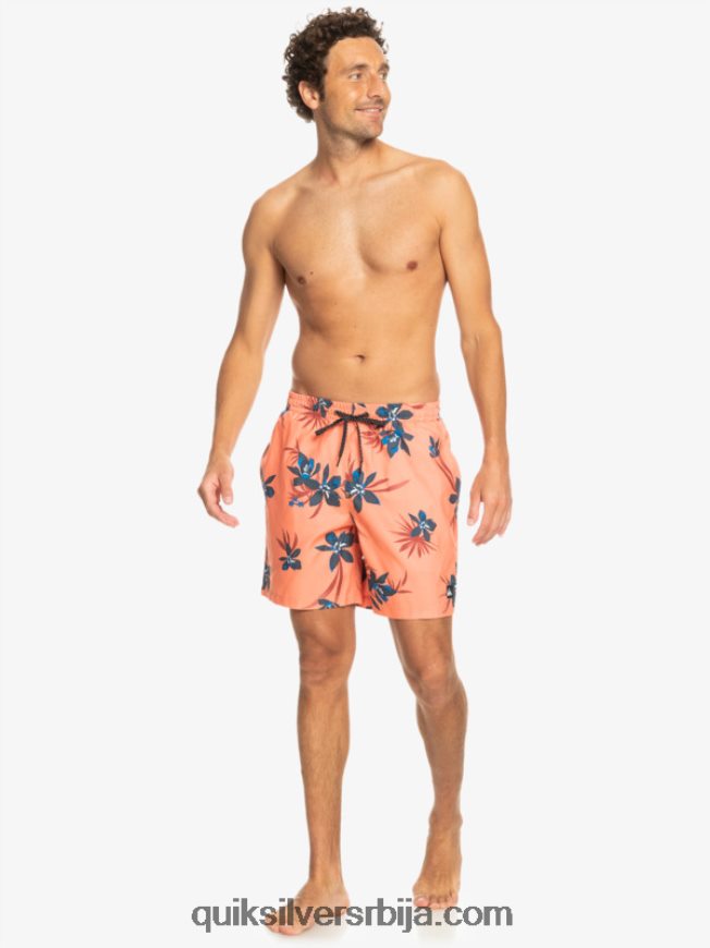мушкарци Quiksilver свакодневни микс 17 волеја свеж лосос Z824VN1209