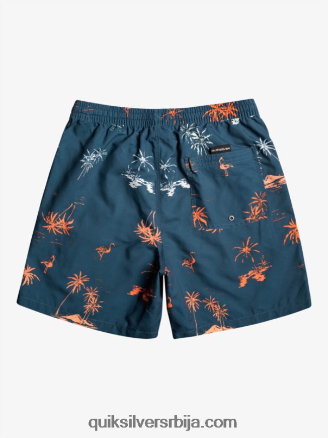 мушкарци Quiksilver свакодневни микс 17 волеја мајолика плава Z824VN1465