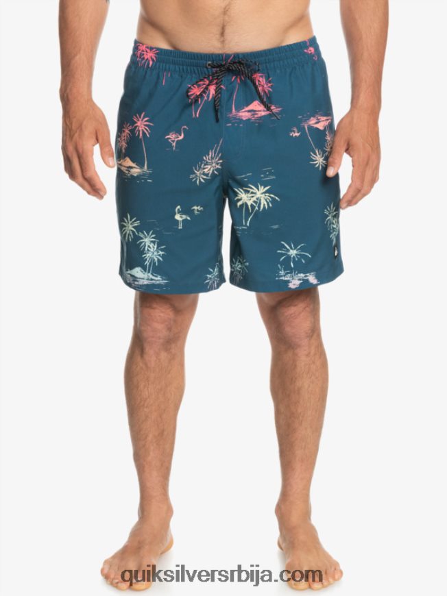 мушкарци Quiksilver свакодневни микс 17 волеја мајолика плава Z824VN1465