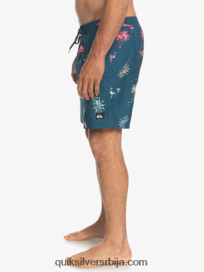 мушкарци Quiksilver свакодневни микс 17 волеја мајолика плава Z824VN1465