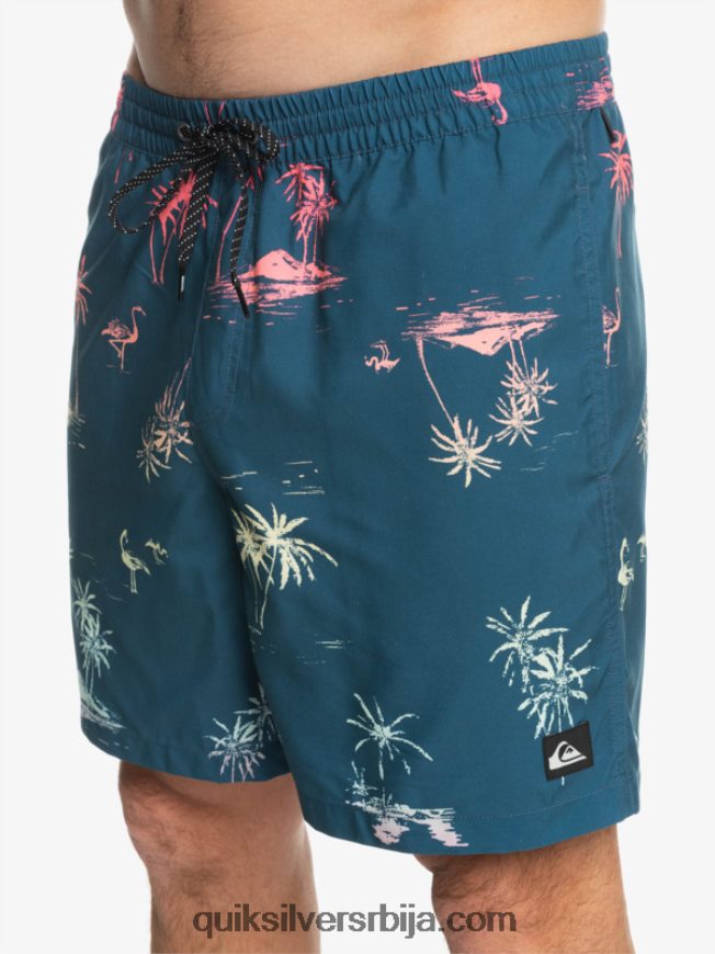 мушкарци Quiksilver свакодневни микс 17 волеја мајолика плава Z824VN1465