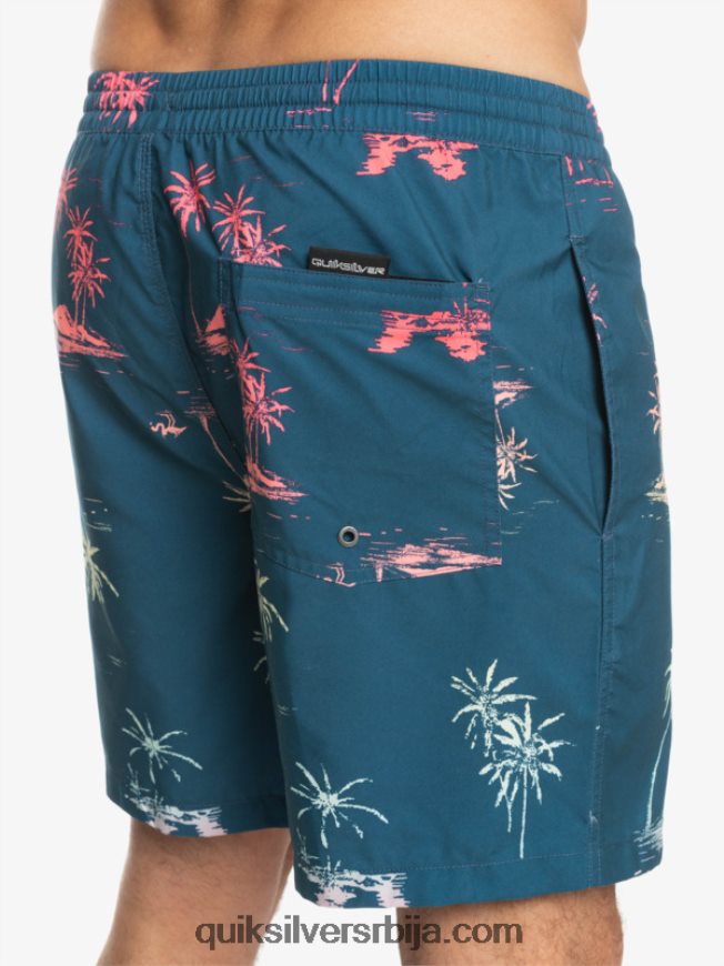 мушкарци Quiksilver свакодневни микс 17 волеја мајолика плава Z824VN1465