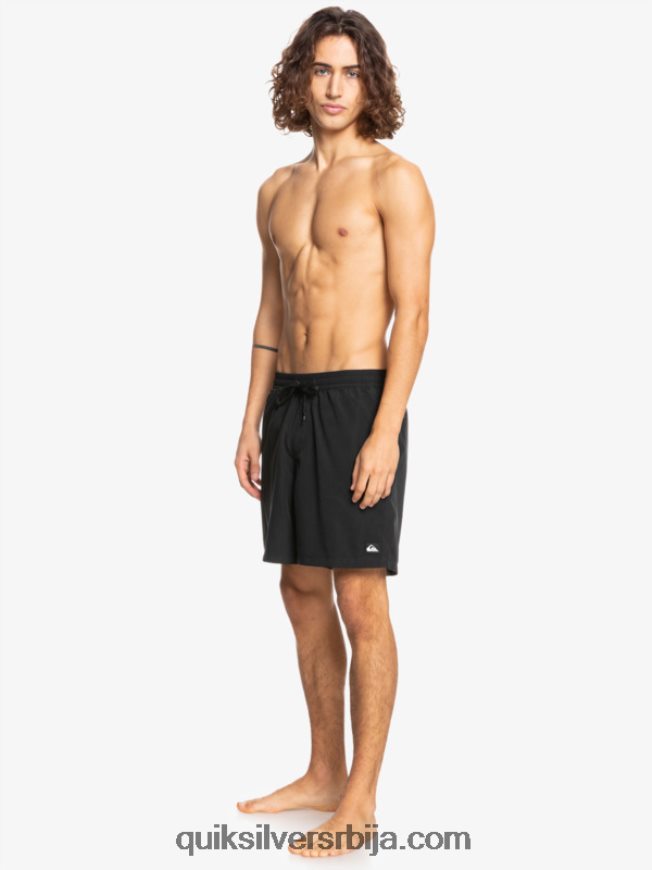 мушкарци Quiksilver свакодневно 17 волеја црн Z824VN1528