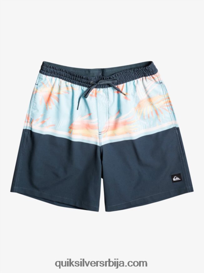 мушкарци Quiksilver сурфсилк дивизија 17 волеја поноћна морнарица Z824VN1636
