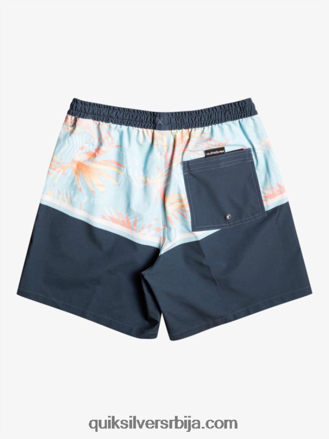 мушкарци Quiksilver сурфсилк дивизија 17 волеја поноћна морнарица Z824VN1636