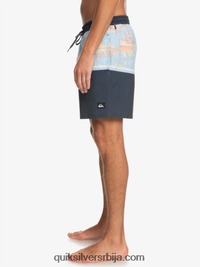мушкарци Quiksilver сурфсилк дивизија 17 волеја поноћна морнарица Z824VN1636