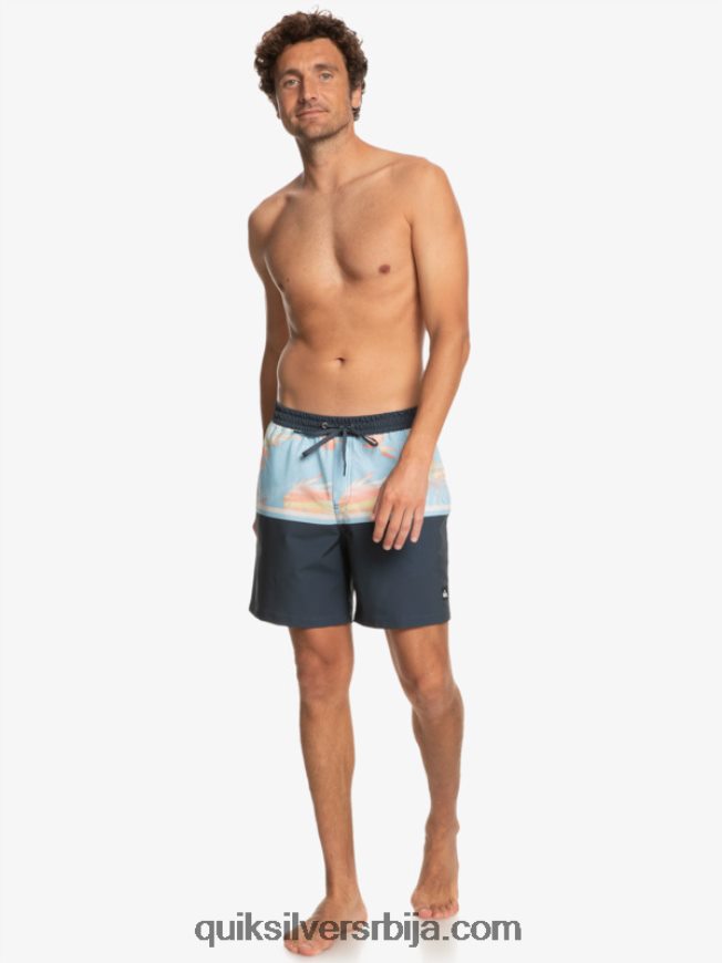 мушкарци Quiksilver сурфсилк дивизија 17 волеја поноћна морнарица Z824VN1636