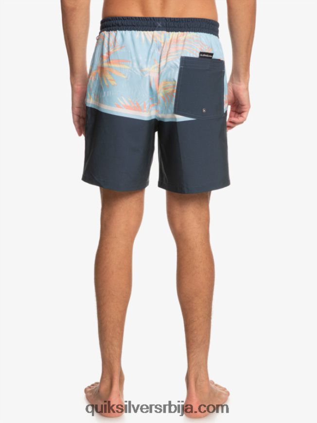 мушкарци Quiksilver сурфсилк дивизија 17 волеја поноћна морнарица Z824VN1636