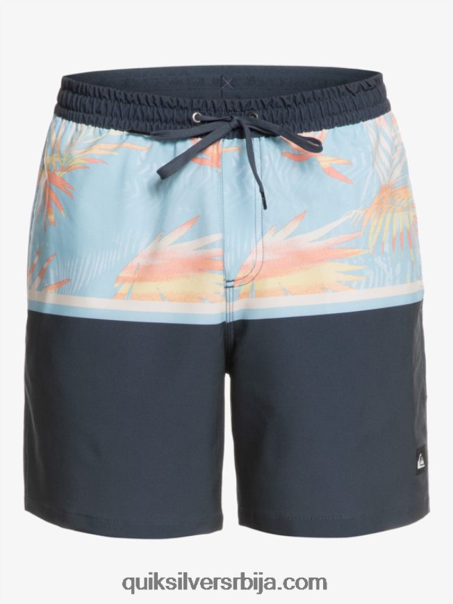 мушкарци Quiksilver сурфсилк дивизија 17 волеја поноћна морнарица Z824VN1636