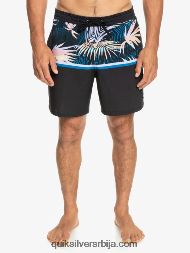 мушкарци Quiksilver сурфсилк дивизија 17 волеја црн Z824VN1637