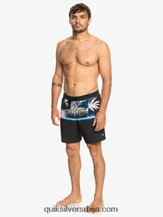 мушкарци Quiksilver сурфсилк дивизија 17 волеја црн Z824VN1637