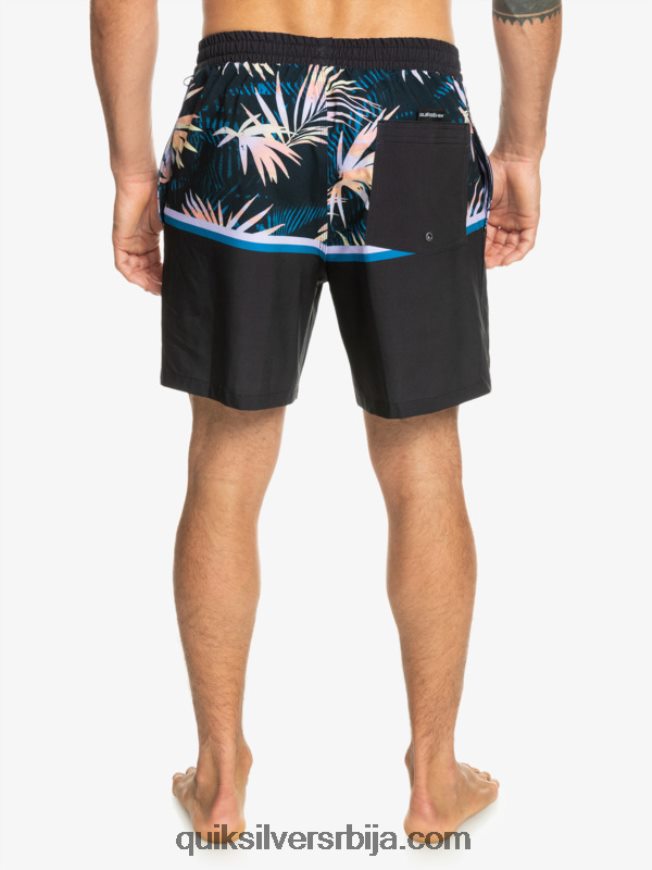 мушкарци Quiksilver сурфсилк дивизија 17 волеја црн Z824VN1637