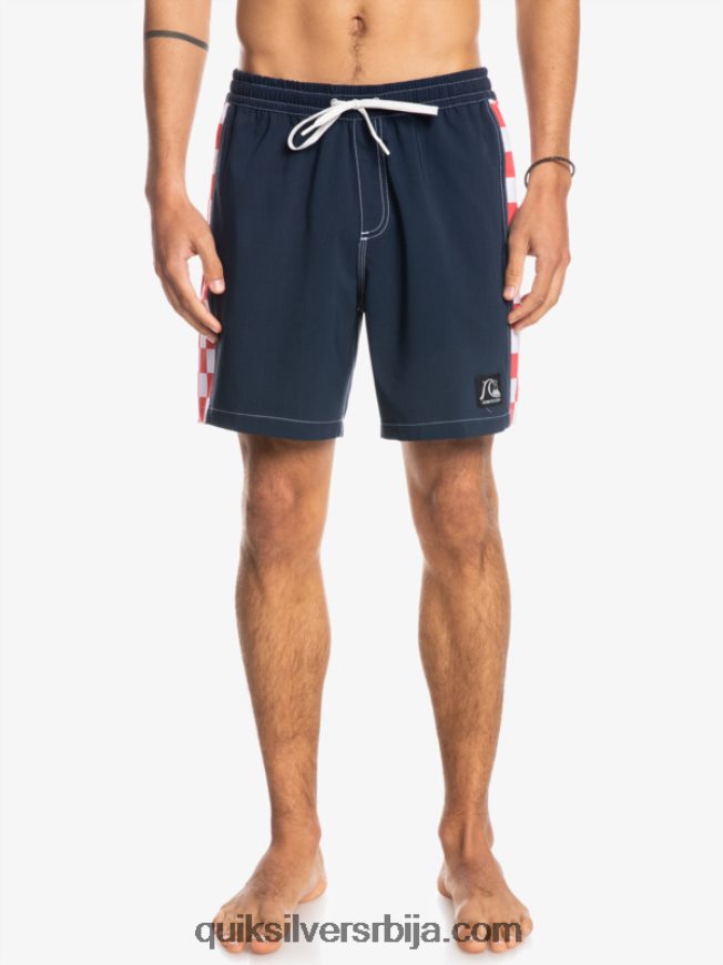 мушкарци Quiksilver хемпстретцх оригинал арцх 17 волеј морнарски сако Z824VN1678