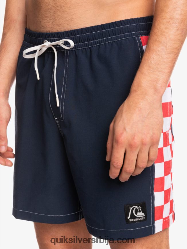 мушкарци Quiksilver хемпстретцх оригинал арцх 17 волеј морнарски сако Z824VN1678