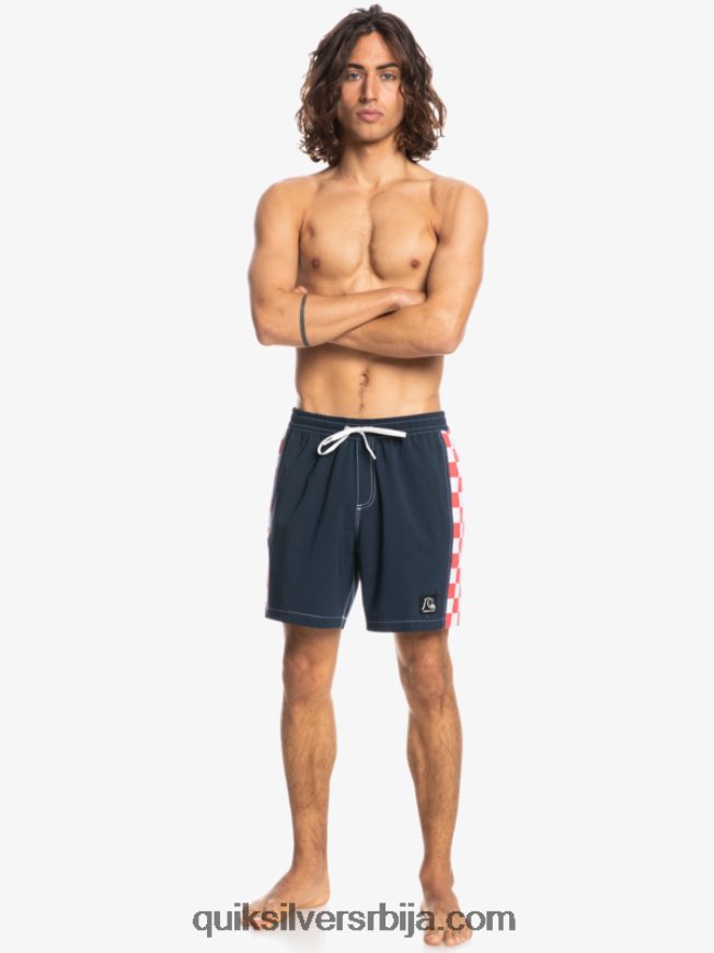 мушкарци Quiksilver хемпстретцх оригинал арцх 17 волеј морнарски сако Z824VN1678