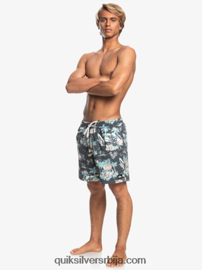 мушкарци Quiksilver хотел парадисо 17 волеја хотел парадисо - црни Z824VN1765