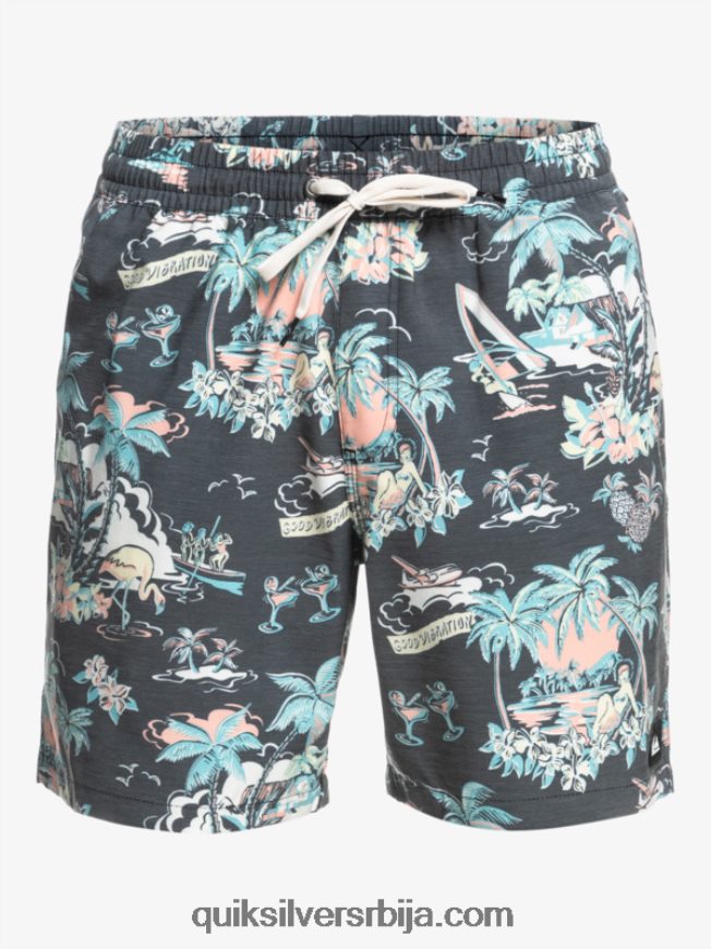 мушкарци Quiksilver хотел парадисо 17 волеја хотел парадисо - црни Z824VN1765