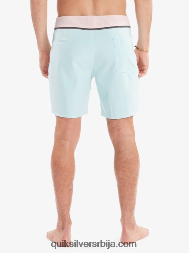 мушкарци Quiksilver солид снап 17 рециклираних гаћица плава нијанса Z824VN1828