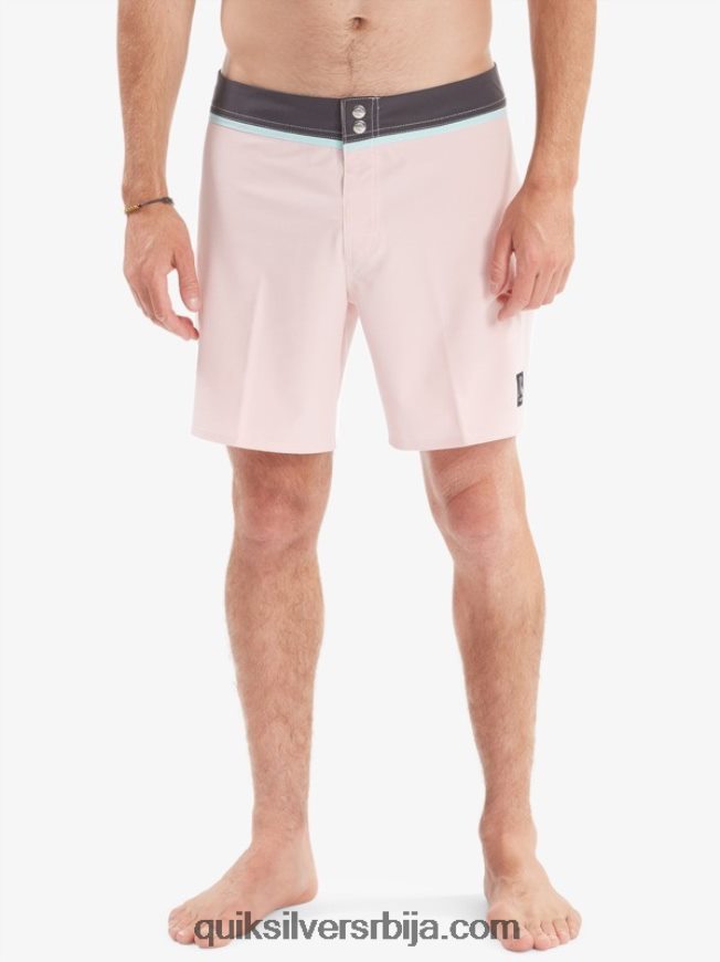 мушкарци Quiksilver солид снап 17 рециклираних гаћица нежно розе Z824VN1829